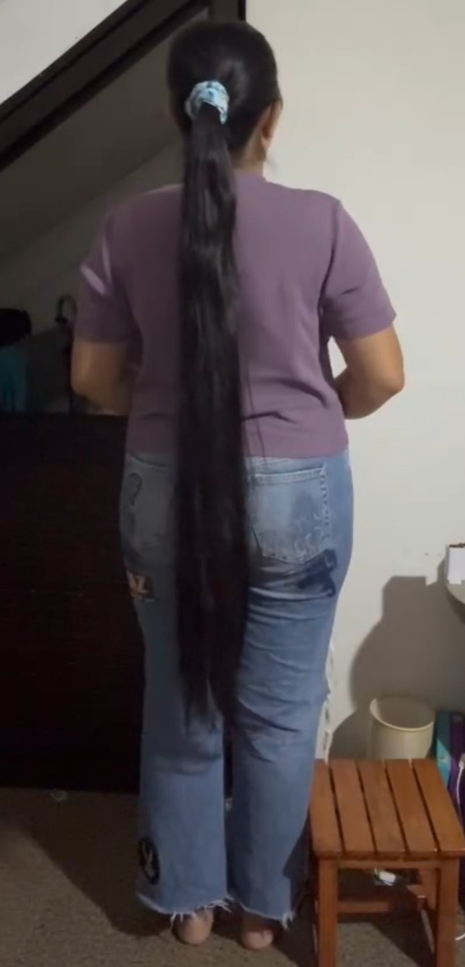 Black Straight Asian Virgin Human Hair Smooth And Manageable 35 inches 1pc