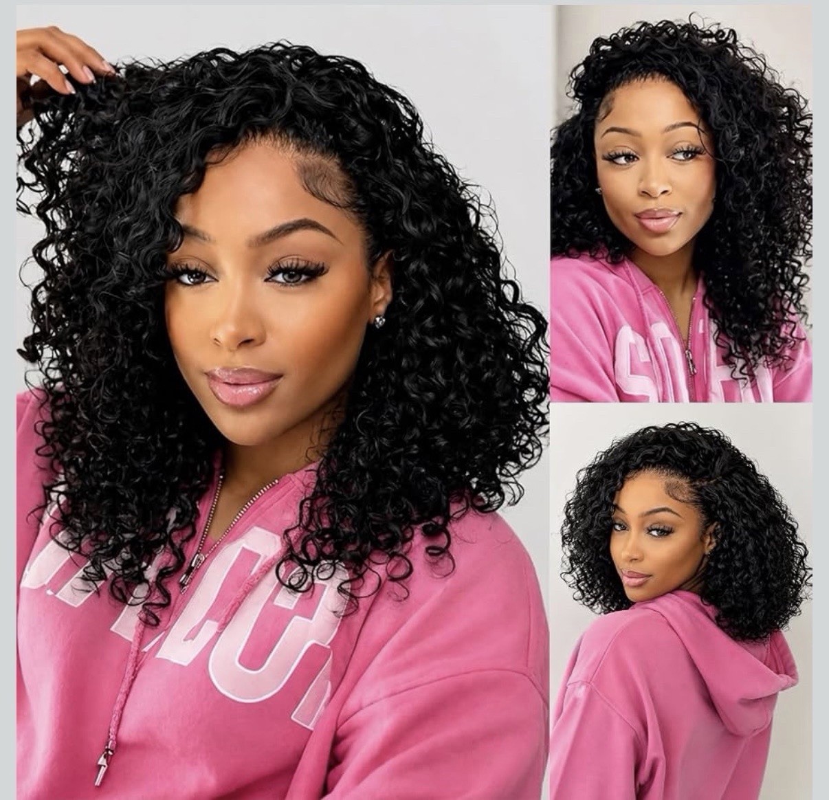 Original Half Wig Human Hair Wig Glueless 16 Inch
