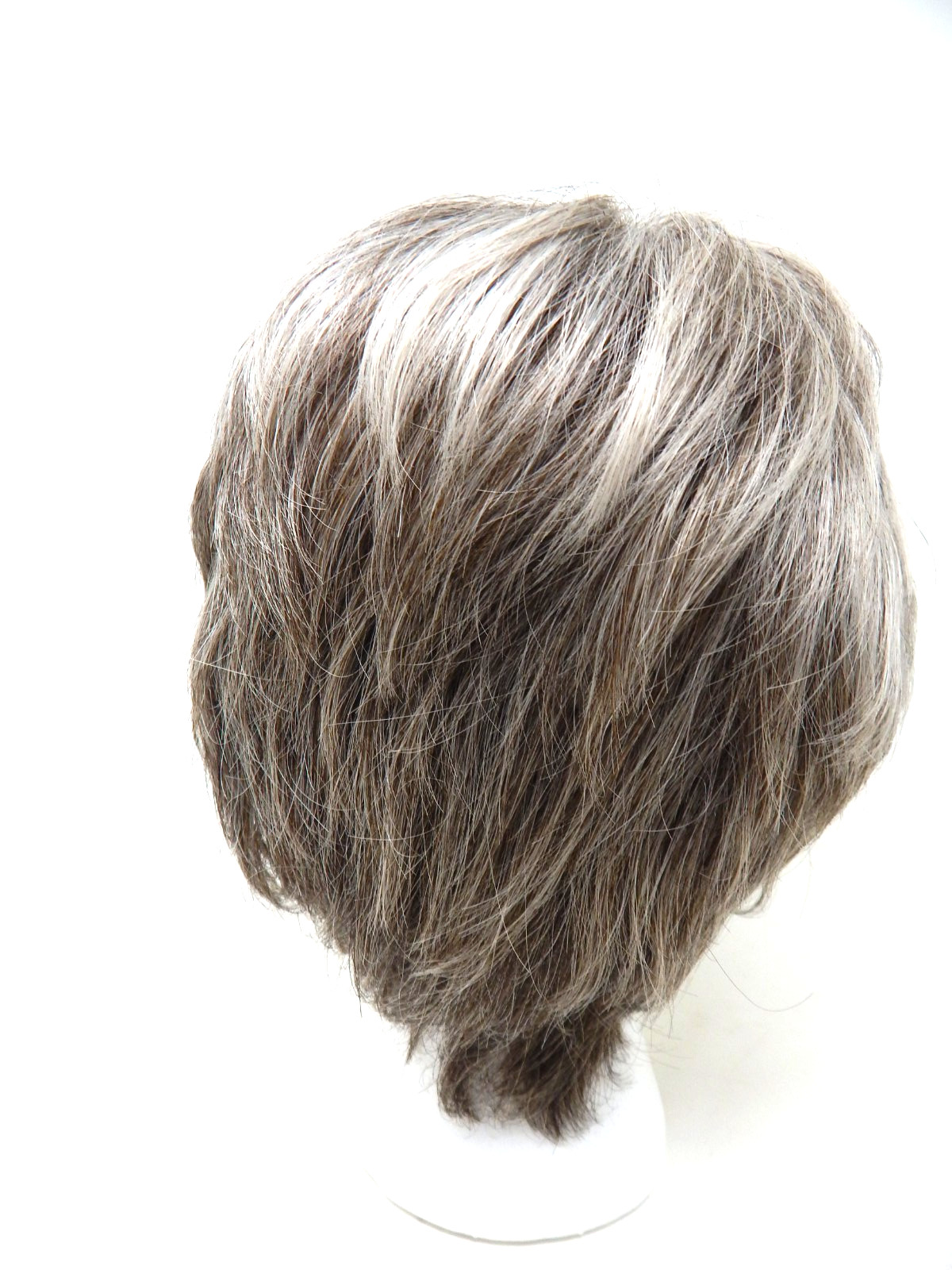Tony of Beverly Wig Modacrylic Fiber Japan Multi-Grey color (Medium) Short Hair