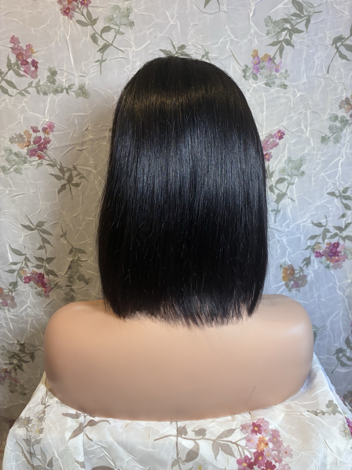 10” Indian Remy Human Hair Bob Wig | Straight | Soft | Natural Black