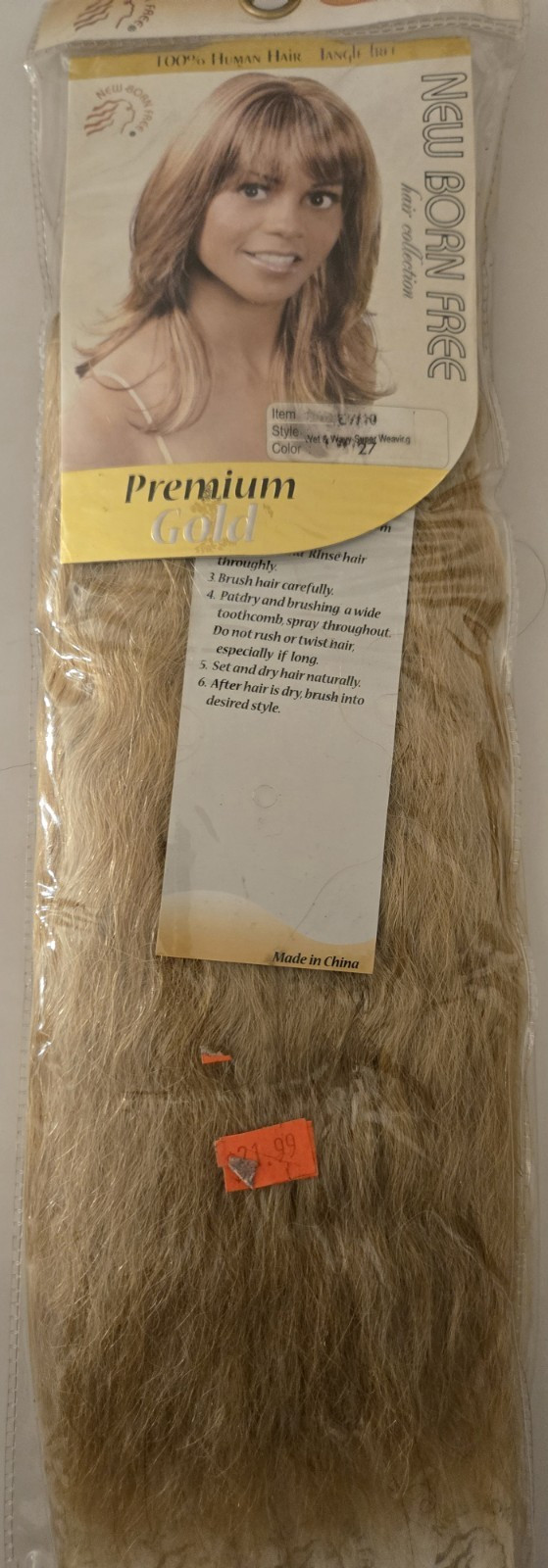 NEW BORN FREE Premium Gold Wet & Wavy Super Weaving Hair Extension 27 $25