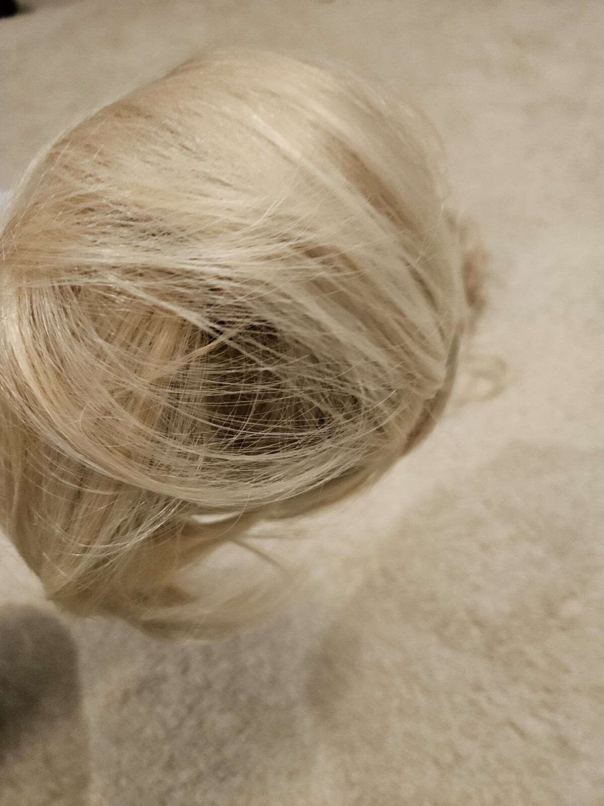 2 BEAUTIFUL Blonde Messy Hair Scrunchies Hair Buns New