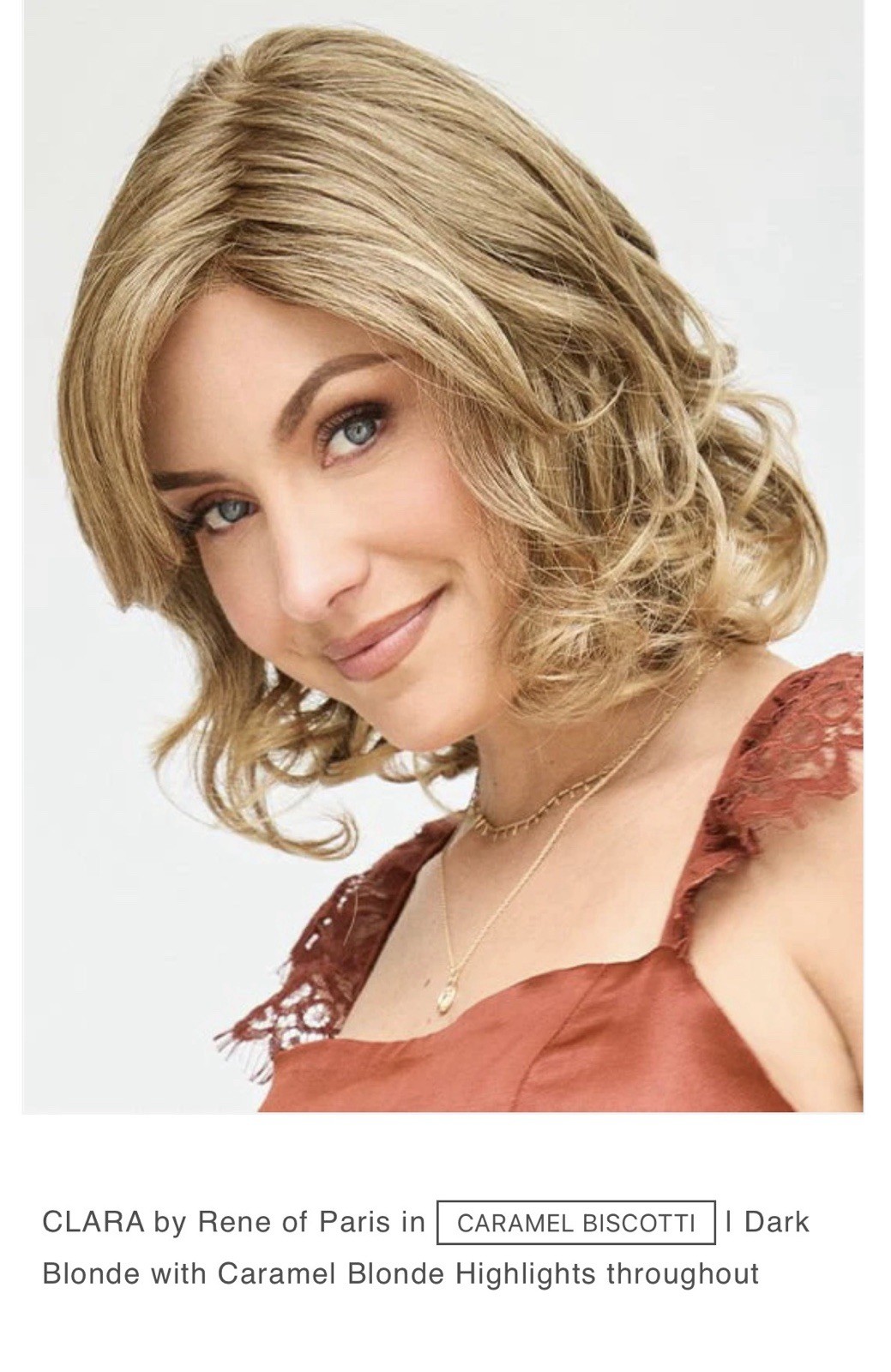 RENE OF PARIS CLARA WIG BNWT STUNNING CARMEL BISCOTTI COLOR SUPER DEAL!!