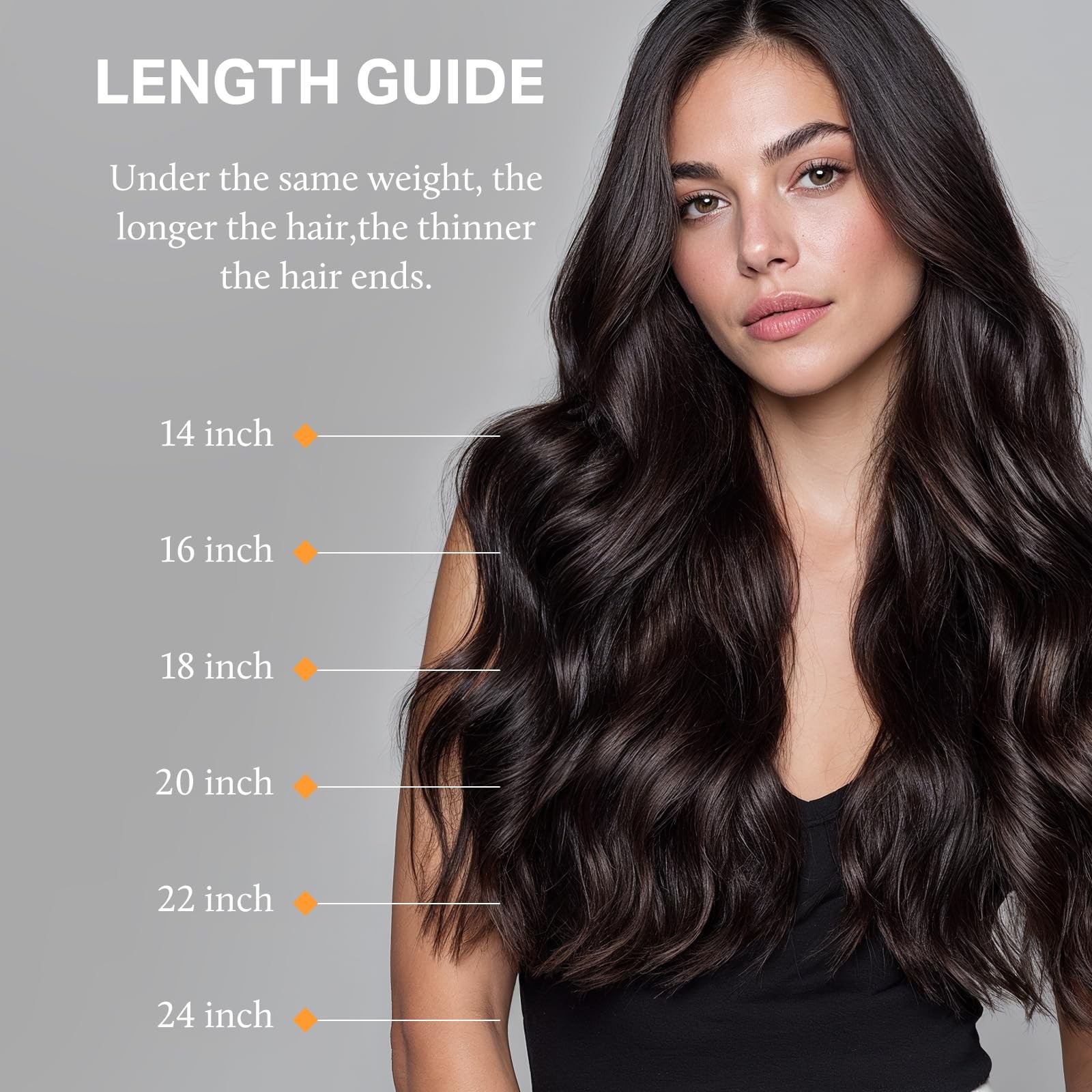Doores Clip In Hair Extensions Real Human Hair 16 Inch 130G 7Pcs Invisible