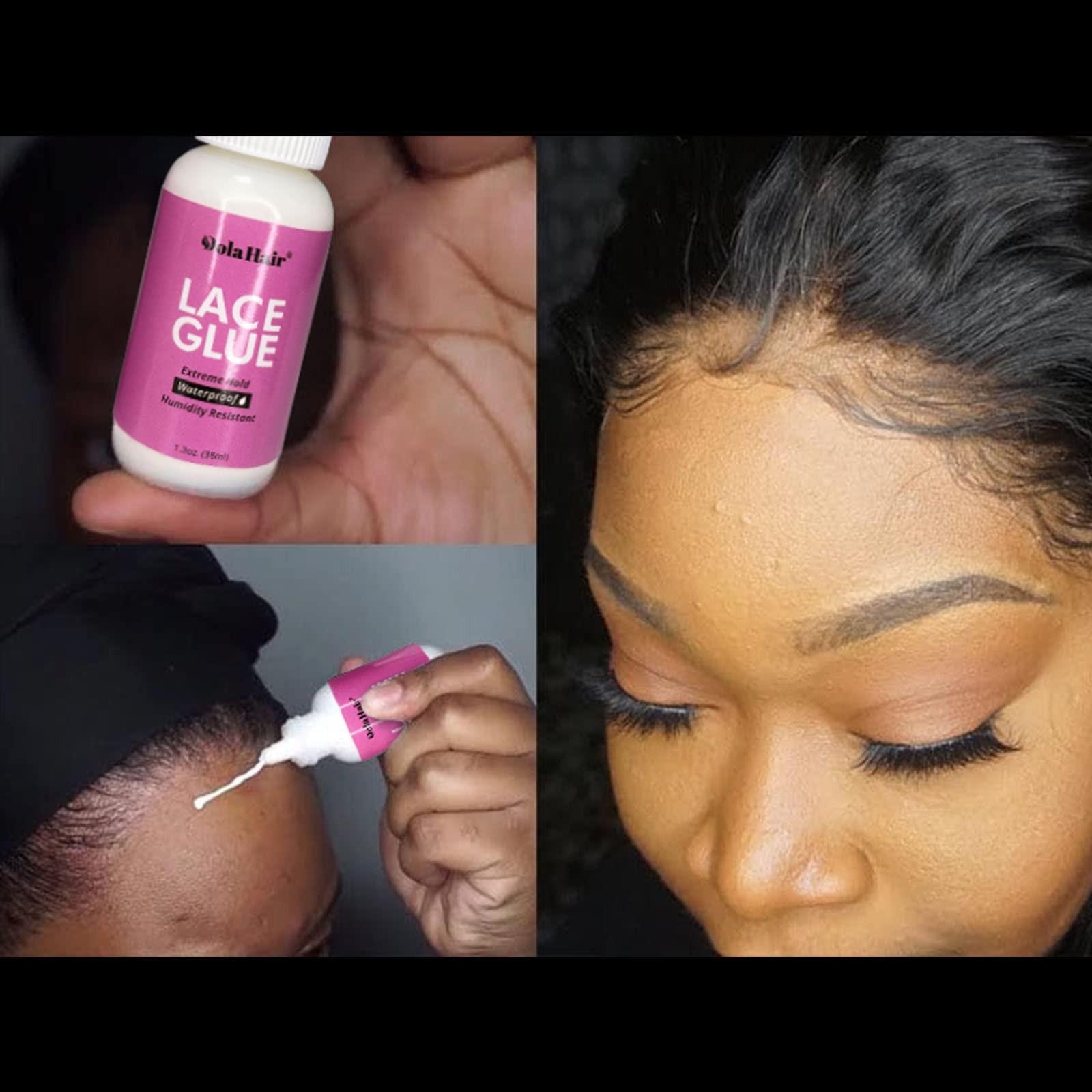 Lace Wig Glue Kit – Waterproof Adhesive for Lace Front Wigs (5pcs)