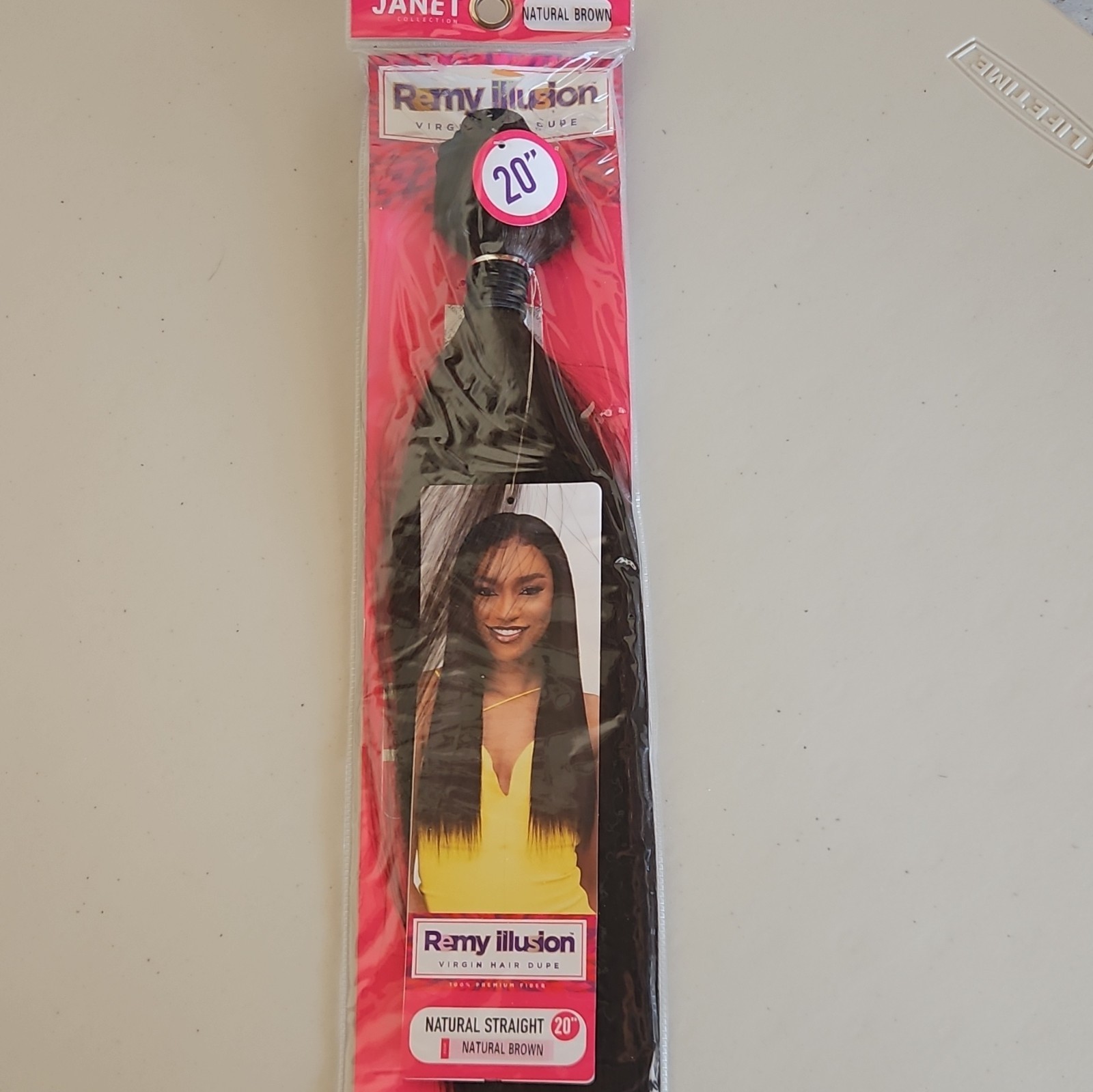 Janet Collection 20″ Natural Straight Natural Brown Hair Extension