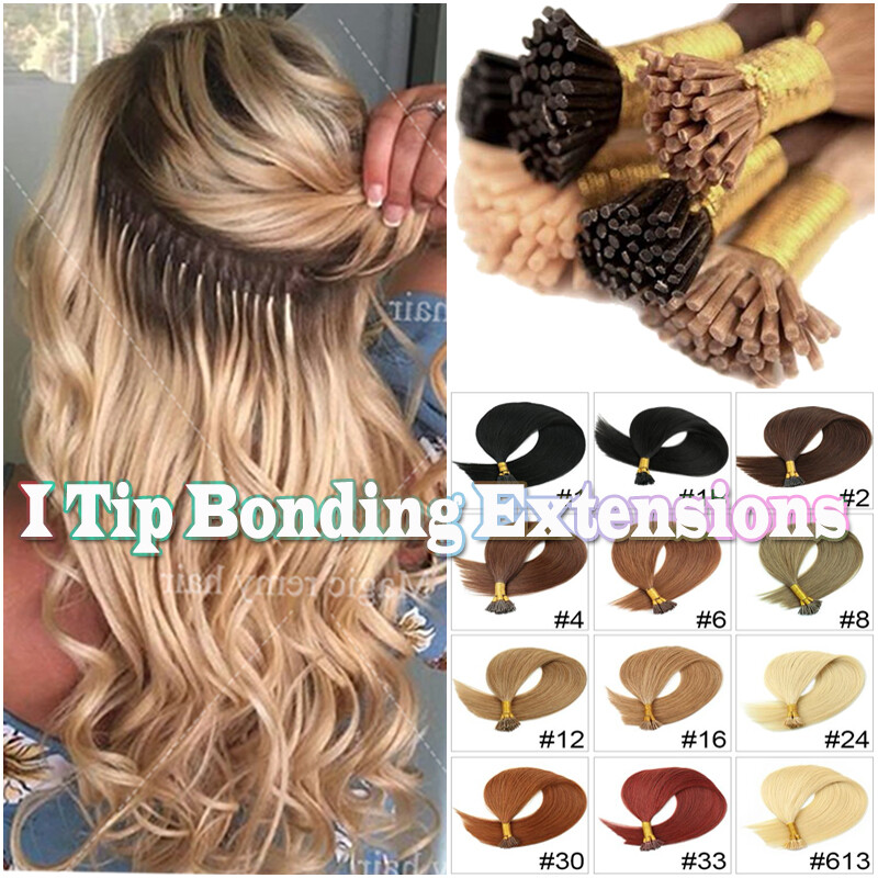 I-Tip Stick 100% Remy Human Hair Extensions Micro Nano Ring Pre Bonded 1G THICK